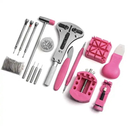 Profitez de Pretty 151PCS Kit d'outils de réparation de montres de haute qualité Horloger Link Pin Remover Opener Spring Bar Horlogemaker Clock Repair Set
