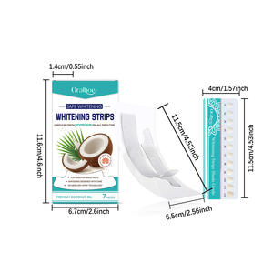 Tiras Blanqueadoras de Dientes con Aceite de Coco, Sin Colorantes Artificiales, para Uso Doméstico - Product Image 5