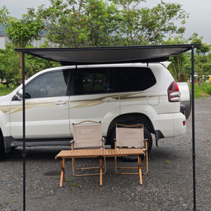 Auvent de voiture Premium à ouverture directe, coque PVC 6005, quatre saisons, 1.62.5M/22.5M/23M/2.53M, imperméable, résistant aux UV, avec structure en aluminium - Product Image 1