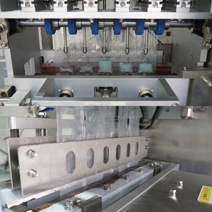 Full Automatic Four-<b>Side</b> Sealing Cosmetic Sample Liquid Paste Sachet Body Lotion Gel Face Cream Packaging Machine - Product Image 4