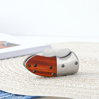 EDC Outdoor Bearing System Taschen werkzeuge Rutsch fester Holzgriff Kleine klappbare taktische Messer