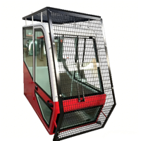 Cabine silencieuse, confortable et durable pour compacteur dynamique de machines de construction chinoises