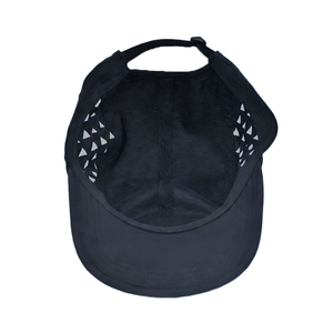 Unisex 5 Panel Camp Cap, Colorful Print Streetwear Hat, Breathable Laser Perforated Outdoor Running Cap for Camping Hiking - Product Image 2