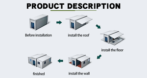 <span class=keywords><strong>Tony</strong></span> บ้าน20FT พับเก็บได้4ห้องนอนบ้านเคลื่อนที่มีล้อตู้คอนเทนเนอร์สำเร็จรูป - Product Image 6