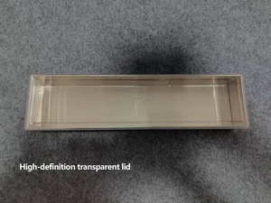 Moldes de Acero Inoxidable 304 <span class=keywords><strong>para</strong></span> Tiramisú Rectangulares con Apertura Lateral Única, Bandeja Cuadrada <span class=keywords><strong>para</strong></span> Tarta Tiramisú - Product Image 4