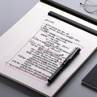 Simple rétro A4 épaissi espace ligne horizontale cahier couverture rigide apprentissage esprit carte grille bloc-notes pour étudiant journal brouillon livre