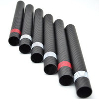 Tube en fibre de carbone dimensionnel sur mesure, léger, haute résistance, tube creux pour cadres DIY, accessoires de drones, supports de caméra, RC