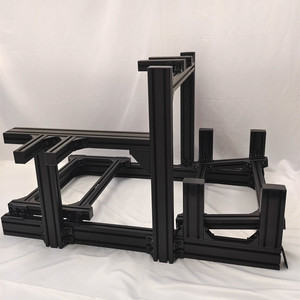 Kit d'assemblage DIY en profilé aluminium 4080 pour simulateur de conduite de réalité virtuelle, cadre de cockpit de simulation de course, structure de simulation en aluminium extrudé - Product Image 2