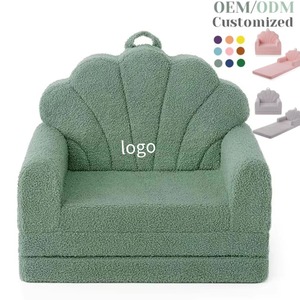 Canapé convertible pour enfants et bébés personnalisé 2 en 1, canapé pour enfants, chaise minimaliste pour tout-petits, canapé-<span class=keywords><strong>lit</strong></span>, canapé inclinable pour garderie - Product Image 1
