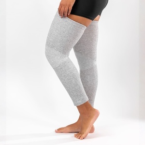 Genouillère de compression premium en fibre de bambou douce, antidérapante, pour soutien complet du genou, chauffe-jambes, soulagement de la douleur et protection du genou - Product Image 2