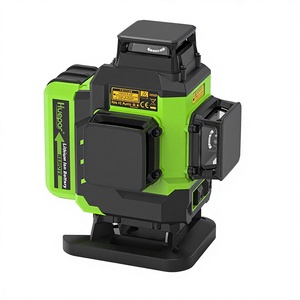 Outil <span class=keywords><strong>laser</strong></span> de pose de carrelage 4D à 16 lignes pour sols, avec base de levage horizontale et verticale, 2 batteries Li-ion, 3mm/10m personnalisable - Product Image 1