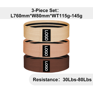 Bandes de Résistance en Tissu Antidérapant pour Hanches et Fessiers – Ensemble pour Squats, Entraînement des Jambes, Gym à Domicile, Fitness – Logo Personnalisé - Product Image 4