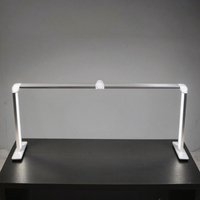 Lampe de bureau moderne pliable en alliage d'aluminium 45W, 3 tons de lumière 3000-6000K, 10 niveaux de luminosité réglable, protection oculaire, pour lecture, maison, bureau, alimentation CC