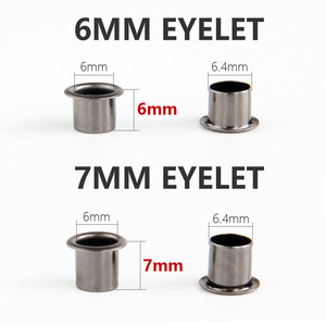 6mm 7mm Eyelets Rivet <strong>Fastener</strong> for DIY Kydex Sheath Holster Pouch - Product Image 2