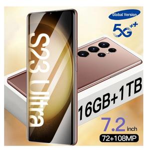 Smartphone <span class=keywords><strong>S23</strong></span>+ Ultra 16GB+1TB, Pantalla FHD de 7.3'', Doble SIM, CDMA LTE, Deca Core, Android 13 Desbloqueado, 108MP, 6000mAh, <span class=keywords><strong>S23</strong></span> Ultra - Product Image 1
