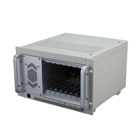 Boîtier de serveur de communication en alliage d'aluminium IP54 sur mesure, fabrication de tôlerie, boîtier de montage en rack 4U, sous-rack audio CPCI