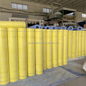 Membrane d'étanchéité composite en polyéthylène et polypropylène, feuille imperméable en PE renforcée de fibres PP pour toiture, sous-sol, tunnel - Product Image 6