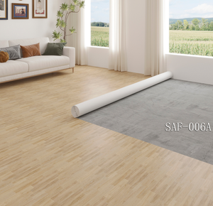 Rouleaux de revêtements de sol modernes, écologiques, de haute qualité, antidérapants, en <span class=keywords><strong>PVC</strong></span> imperméable, à motif floral, aspect <span class=keywords><strong>bois</strong></span>, et ensembles de <span class=keywords><strong>tapis</strong></span> de sol en vinyle pour la maison - Product Image 3
