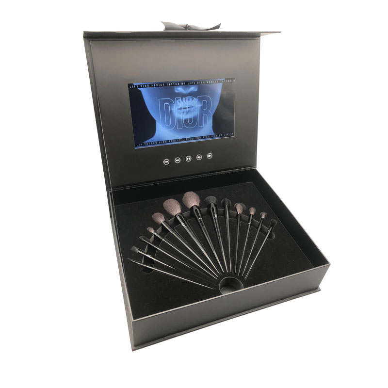 Magneet Sluiting Luxe Kartonnen Video Geschenkdoos Voor Verpakking Cosmetische Make-Up