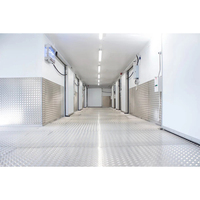 Chambre froide commerciale modulaire à structure conteneurisée avec système de dégivrage automatique et thermostat numérique