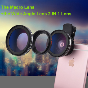 العالمي كليب العالمي الهاتف المحمول المهنية 37 مللي متر 0.45X 49UV سوبر زاوية واسعة + ماكرو 2 في واحد الهاتف المحمول عدسة - Product Image 4