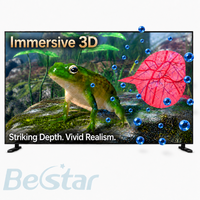 Pizarra Interactiva Bestar de 86 Pulgadas 4K UHD LCD con Pantalla Táctil de 20 Puntos, Marco de Aluminio y Efectos 3D Pop-Out para Conferencias y Educación