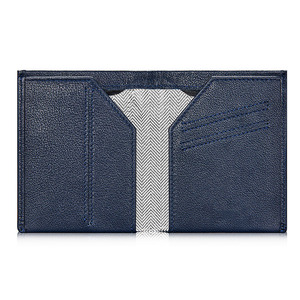 Tarjetero Delgado <span class=keywords><strong>de</strong></span> Cuero Genuino para Hombre y Mujer, Cartera Minimalista para Bolsillo Delantero con Ranura para Efectivo, Bloqueo RFID, Estuche para Tarjetas <span class=keywords><strong>de</strong></span> Crédito - Product Image 3