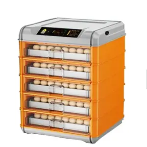 Incubateurs d'œufs entièrement automatiques Incubateur intelligent à contrôle de température poulet, canard, éclosion d'oie Double alimentation