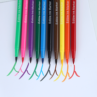 Nouvel arrivage Stylo marqueur à double pointe pour écriture de biscuits Stylo alimentaire comestible de haute qualité