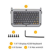 Module de clavier rétroéclairé programmable pour carte de développement K230, extension IO 16 bits, charge rapide PD, 180 °   Support rotatif