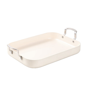 Rectangular Non Stick Baking Pan Aluminum Alloy Oven Safe For Fish Steak Seafood Roast Goose Microwave Use - Product Image 5