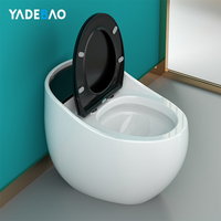 Wc de haute qualité en forme d'oeuf cuvette de toilette ronde en céramique toilette sanitaire