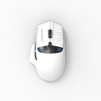 M08 Mouse Gaming nirkabel tiga mode, Mouse Gaming dengan tampilan layar Digital tahan air desain cair, Sensor optik USB 6 tombol