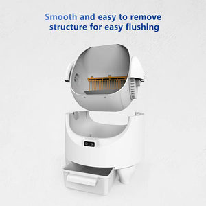 Bac à litière automatique pour <span class=keywords><strong>chat</strong></span>, grand espace, machine intelligente de ramassage des excréments, entièrement fermé, élimination des odeurs pour <span class=keywords><strong>chat</strong></span> - Product Image 5