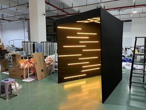 Cabina Fotografica 360 Personalizzata con Sfondo e Luci LED, Sfondo Portatile per Fotocamera 360, Esposizione - Product Image 6