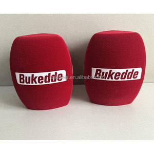 Microphone de radio pour Youtubers avec pare-vent et logo personnalisé imprimé pour chaînes <span class=keywords><strong>TV</strong></span> et musique audio - Product Image 4