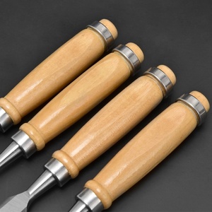 Jeu de 4 ciseaux à bois 45 # en acier à haute teneur en carbone Outil de travail du bois OEM ODM DIY Carpenter Craftsman Beginners Hobbyists Hand Tool - Product Image 3