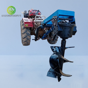 เครื่องเจาะดินแบบติดรถแทรกเตอร์ขนาดเล็ก PTO Auger เส้นผ่านศูนย์กลาง 50 ซม. สำหรับใช้ในพื้นที่เกษตรกรรม - Product Image 6