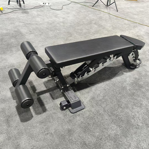 2025 Nieuw Ontwerp Commerciële Metalen Opvouwbare Fitnessbank voor Sit-ups, Verstelbaar in Hoogte (Plat, Schuin, Neerwaarts), met 500 kg Draagvermogen - Product Image 4