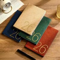 Carnet de notes personnalisé en cuir PU véritable, style vintage, avec reliure cousue, couverture rigide, couleur personnalisable, vente en gros