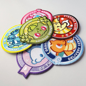 Patchs brodés personnalisés avec logo OEM, fermeture auto-agrippante - Product Image 1