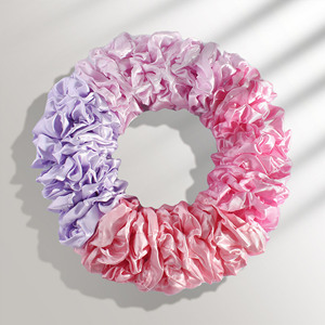 40 Pezzi <span class=keywords><strong>Elastici</strong></span> per <span class=keywords><strong>Capelli</strong></span> Viola e Rosa, Dolci Scrunchies in Raso di Seta per Uso Quotidiano, Regali per Compleanni di Ragazze - Product Image 2