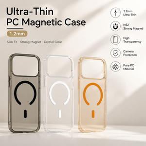 Funda Ultrafina Minimalista Transparente de TPU+PC para 17 Air 18 Pro Max 15 con Carga Magnética, Precio de Fábrica, Venta al Por Mayor - Product Image 1