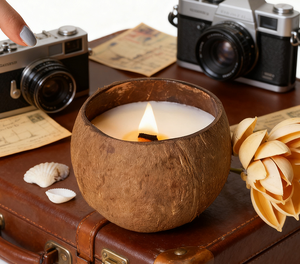 Perfume Natural Familiar de Cera de Coco para Ramadán, No Tóxico, Ecológico, Etiqueta Privada, Elegante, Hecho a Mano con Cáscara de Coco - Product Image 6