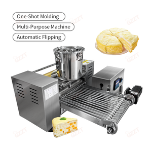 Automatique 6/<span class=keywords><strong>8</strong></span>/9/10 pouces retournement empilage multicouche fromage crêpe gâteau fabricant nouveau 220v anniversaire mille couche gâteau Mille Maker - Product Image 2