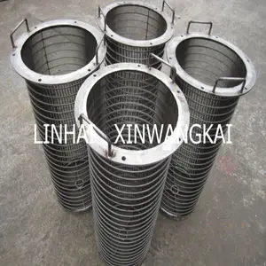 Keranjang filter layar logam kawat wedge SS 304