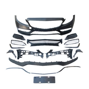 Kits de carrocería de parachoques delantero de coche de gran cantidad para Mercedes Benz Clase C C200L modificado <span class=keywords><strong>C63</strong></span> <span class=keywords><strong>AMG</strong></span> 2015 2016 <span class=keywords><strong>2017</strong></span> 2018 - Product Image 1