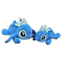 Nouvelle peluche Stitch en position allongée, design mignon, rembourrage en coton PP, hauteur 31-50 cm, cadeau unisexe