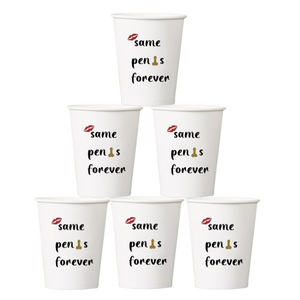 Vasos de Papel con Eslóganes Divertidos para <span class=keywords><strong>Despedida</strong></span> de <span class=keywords><strong>Soltera</strong></span>, Impresión Personalizada, Pedido al por Mayor, Recuerdos Personalizados para Regalos de Boda - Product Image 4