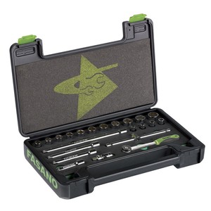 FASANO <b>Socket</b> Set 1/2 Inch Drive 22 Piece Metric Automotive Repair Tool Kit - Product Image 1